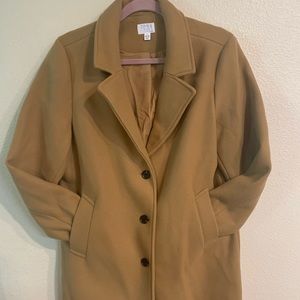 Time & Tru camel coat